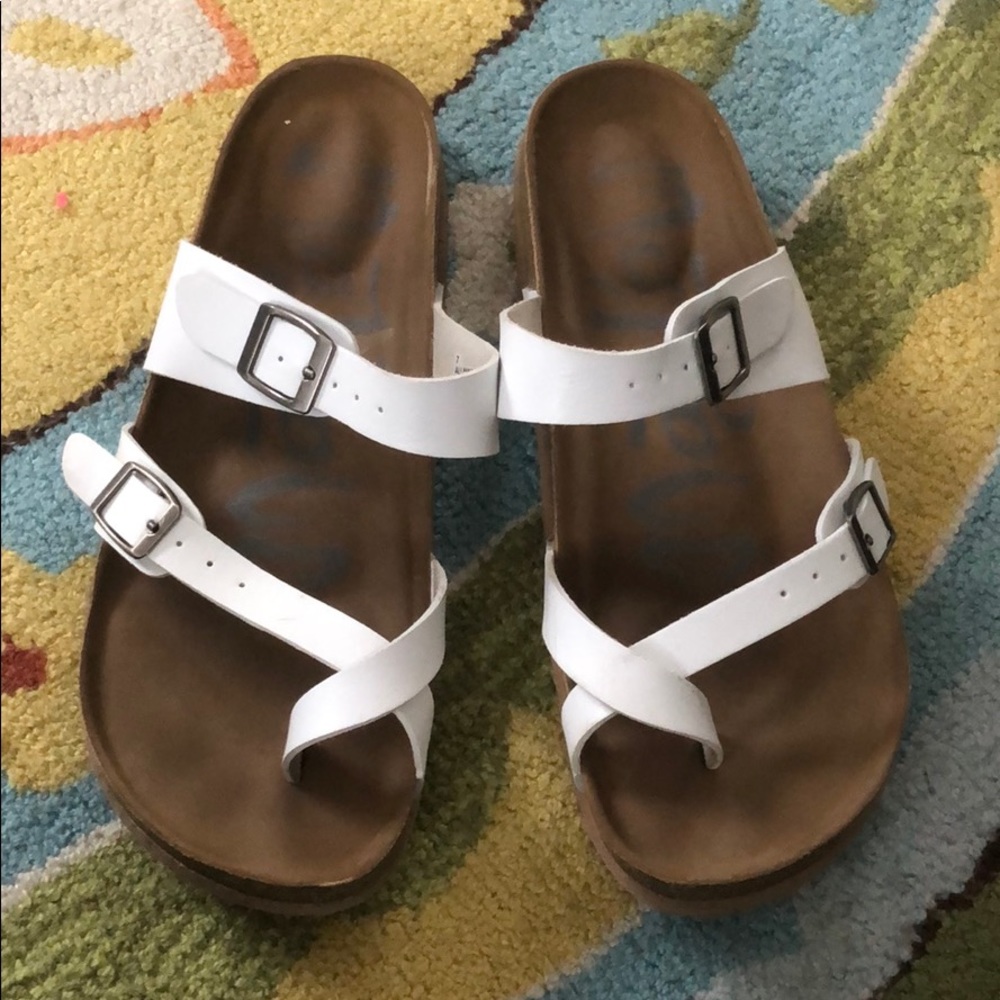 Birkenstock-esque sandals from target